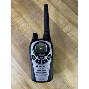 1 Midland GXT710 Walkie-Talkie Black 2-Way Radio X-tra Talk Tested Works